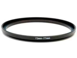 72-77mm Metal Step Up Ring Lens Adapter 72 male to 77 female thread - UK - Picture 1 of 1