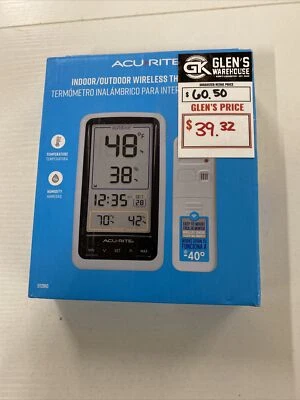 AcuRite Wireless Digital Thermometer Outdoor Temp & Humidity Boxed/Retail 28HD - Image 1 of 4