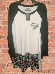 Volcom Sheckler Foundation NWT Size XXL Longsleeve Shirt Bright Vibrant Bottom - Picture 1 of 4