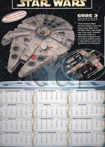 Star Wars Fan Club Código 3 Coleccionables Calendario Promocional 2004 con Paneles Pop Up - Imagen 1 de 1