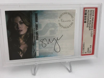 SONYA WALGER AUTO Inkworks Card TV LOST as PENELOPE "PENNY" graded PSA MINT 9 - Image 1 of 4