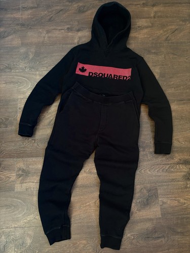 DSQUARED2 Tuta Uomo Nera Taglia Media