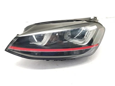 2012-2017 MK7 VOLKSWAGEN GOLF GTI XENON HEADLIGHT & MODULES LH SIDE 5G2941753A - Image 1 of 4
