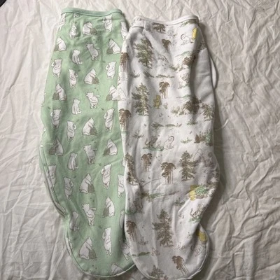 Disney Baby 0-3m Swaddle Wrap Set Of 2 Aden + Anais 100% Cotton - Image 1 of 4