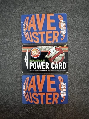 dave and buster's power card (physical card not digital) - Image 1 of 4
