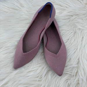 Rothy's Bocciolo di Rosa Pensionato Rosa Malva Chiaro Punta Piatta Taglia Donna 6 - Foto 1 di 11
