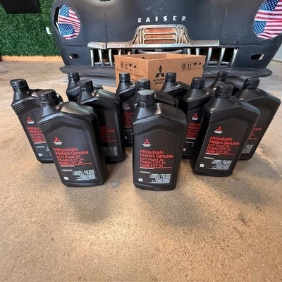 (12) Mitsubishi CVT Fluid J4 1 qt Automatic Transmission MZ321212 same as dealer - Image 1 of 4