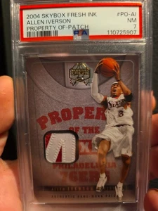 2004-05 SkyBox Fresh Ink Property of Patches Allen Iverson #68/99 - Picture 1 of 3
