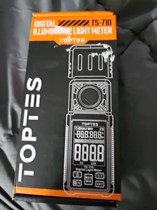 TopTes Meter TS-710 Digital Light Meter with 180 Degree Rotating Sensor New - Picture 1 of 9
