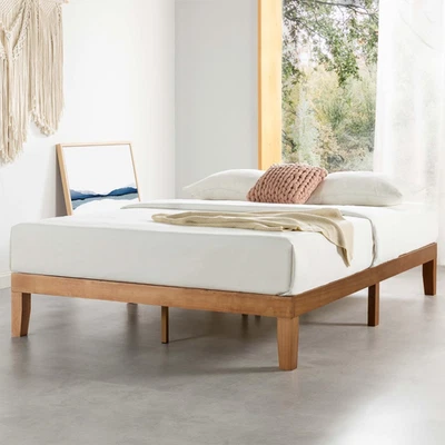 Naturalista Classic - 12 Inch Solid Wood Platform Bed with Wooden Slats, No Box  - Image 1 of 4
