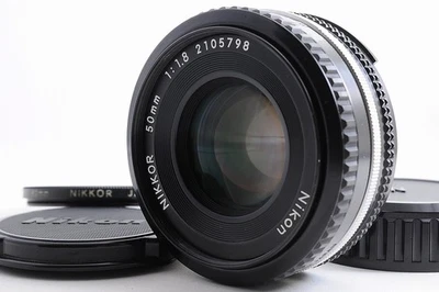 【MINT】NIKON AIS NIKKOR 50mm F/1.8 MF Standard Pancake Lens +Filter JAPAN #5484 - Image 1 of 4