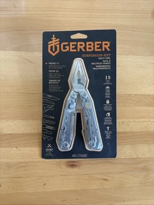 Gerber Suspensión-NXT Acero Inoxidable Multi Herramienta 15 Herramientas 31-003889 NUEVO Foto 1 de 2
