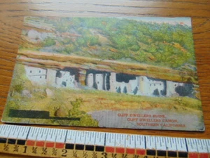 Early post card- Cliff Dwellings Ruins, Southern California - Picture 1 of 2