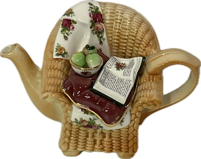 Rare Vintage Royal Albert Old Country Roses Teapot 1996 By Paul Cardew Mint - Image 1 of 4