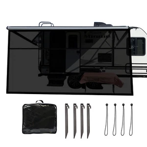 Premium RV Awning Shade Screen with Zipper | UV Protection & Easy Install - Picture 1 of 12