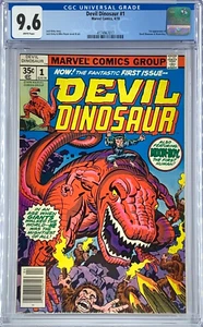 Cómics de Marvel de Devil Dinosaur #1 CGC 9,6 1978 páginas blancas - Imagen 1 de 5