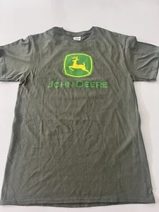 Vintage John Deere klassisches Logo olivgrünes T-Shirt Herren Medium - Bild 1 von 5