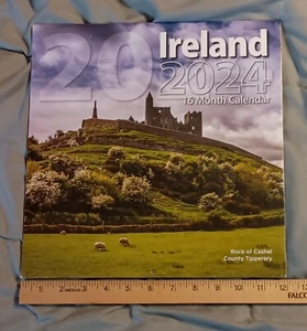 Beautiful Photos Of Ireland Wall Calendar 2024 16 Month Ships Free - Picture 1 of 3