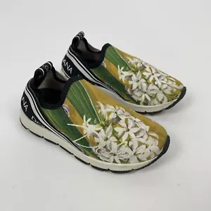Dolce & Gabbana Kid's Fabric Sorrento Melt 'Tropical' Slip on Sneakers Sz28 UK10 - Picture 1 of 10