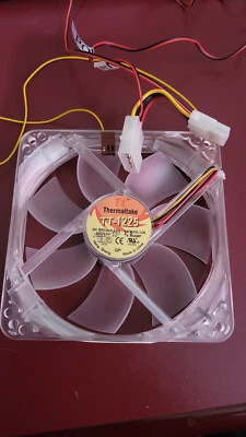 Thermaltake CPU Cases Silent Cooling Fan TT-1225  4Pin & 3 pin  120*120*25mm - Image 1 of 3