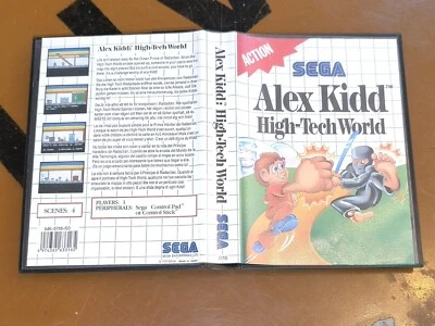 Sega Master System - Alex Kidd In High-Tech World - Top / Ms Game - Image 1 of 2