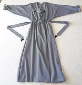 Abito vintage Miss Dior con cintura, accento nappa, bianco e nero 55"" taglia M - Foto 1 di 13