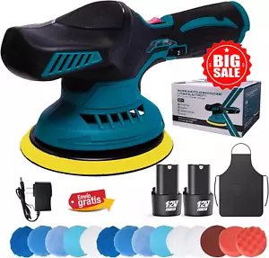 Pulidora orbital para Carro inalámbrica en Kit enceradora Coche Pulir Pulido NUEVO - Imagen 1 de 8