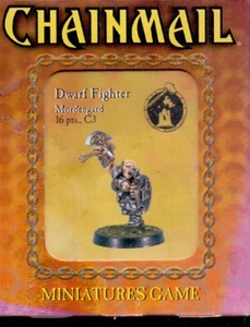 AD&D CHAINMAIL BLISTER 88716 DWARF FIGHTER MORDENGARD 1 FIGURINE METAL - Imagen 1 de 1