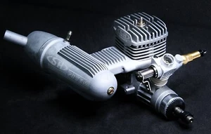 New SH .37 37 Side Exhaust RC Remote Control Airplane Nitro 2-Stroke Engine - Picture 1 of 3