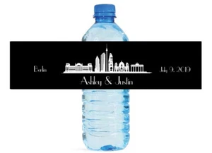 Berlin Theme Water Bottle Labels Great for Birthday Party Wedding engagment - Picture 1 of 5