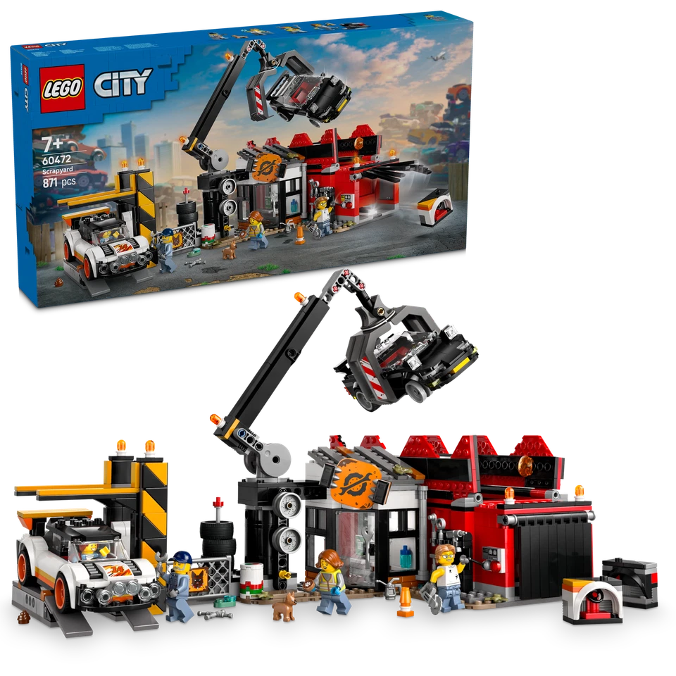 LEGO CITY: Schrottplatz mit Autos (60472)