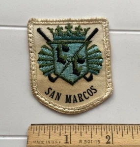 San Marcos Country Club CC Golf Course Club Embroidered Souvenir Patch Badge - Picture 1 of 3