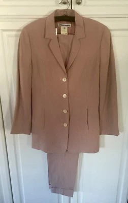 DE COLECCIÓN URSULA CONZEN principios de 1990 malva 2 piezas suite 42 comprado en NY muestra Foto 1 de 4