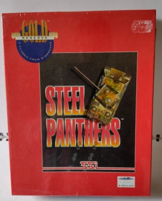 1995 Video PC Game WWII STEEL PANTHERS Tank Big Box SSI Mindscape BNIB Sealed - Image 1 of 4