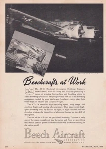 1943 Beechcraft AT-11 Flugzeug Anzeige 11.8.2022j - Bild 1 von 1