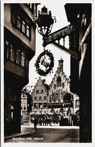 Alemania Frankfurt am Main Römer Vintage RPPC B154 - Imagen 1 de 2