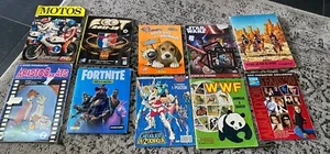 Lot 10 Album Panini Ageducatif Sticker VF Football Fortnite WWF Aristochats.. - Bild 1 von 7