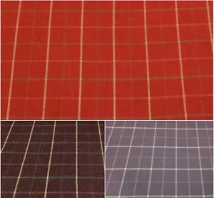 Tessuto misto lino a scacchi Porter+Stone ISLA Tartan. Rivestimento/tende. 50K Rubs - Foto 1 di 8