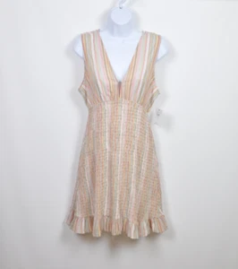 O'Neill Multicolor Striped Sleeveless Tank Dress Stretch Women's Size M - NWT - Picture 1 of 11