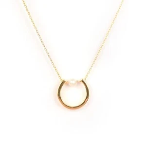 Wearable Necklace in Gold Plated in 925 sterling silver - Picture 1 of 2