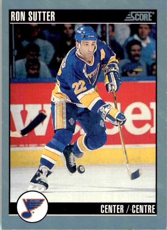 1992-93 Score Canadian Ron Sutter #86 - Image 1 of 2