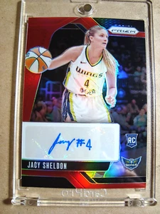 2024 Jacy Sheldon Panini WNBA Prizm Rookie Autograph Red Prizm RC /99 🔥🔥🔥 MENGE - Bild 1 von 5
