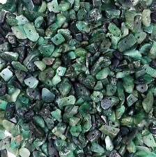 509Pcs 551Cts  Natural Green Emerald Gemstone Chips Uncut Beads 11x6 10x6mm#415