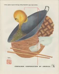 1944 CCA CONTAINER CORP OF AMERICA AD- CHINA- SZE - Picture 1 of 1