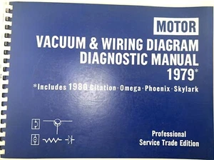Diagrama de diagnóstico manual de diagnóstico de aspiradora y cableado de motor 1979-80 edición de servicio profesional - Imagen 1 de 8