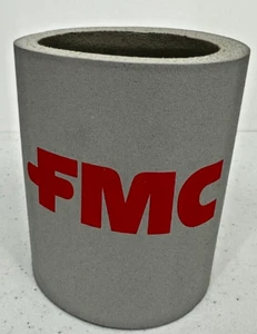 FMC Corporation Philadelphia Pennsylvania Portabevande lattina birra grigia Koozie - Foto 1 di 6