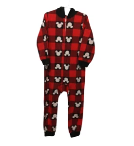 Disney 100 Mickey Mouse Kids Unisex Hooded Pajama Sleeper Size XS (4/5) - Picture 1 of 7