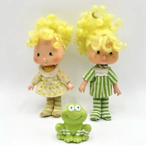 1979 American Greeting Fragola Shortcake Limone Meringa Bambola Pet Frog Frappe - Foto 1 di 16