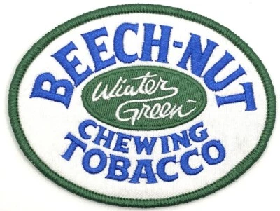 Beech-Nut Wintergreen Chewing Tobacco Vintage Style Retro Iron Sew On Patch