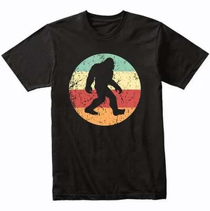 Bigfoot Shirt - Retro Sasquatch Icon T-Shirt - Retro Colors - Picture 1 of 5